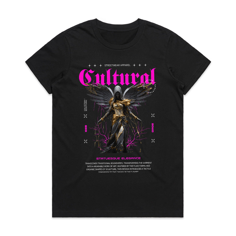 Cultural Guardian: Statuesque Streetwear Tee