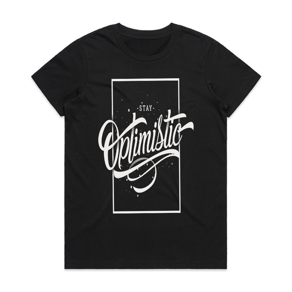 Manifest Optimism: Stay Optimistic Inspirational Tee