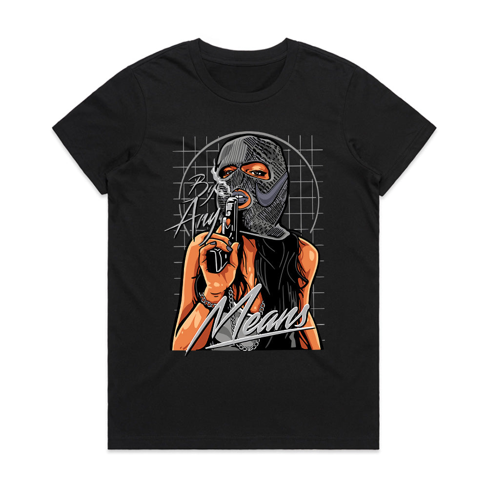By Any Means: Rebel Femme Tee