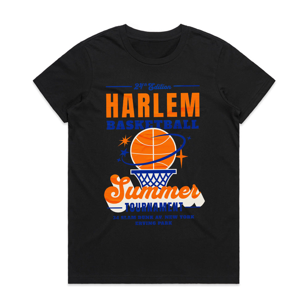 Hoops Legacy Tee – “Harlem Summer Tournament” Special Edition