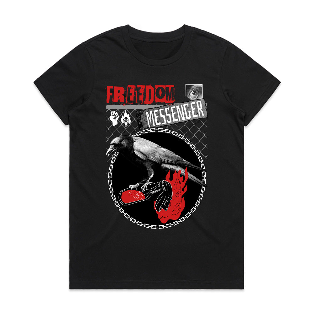 Freedom Messenger: Rebel Crow Street Tee