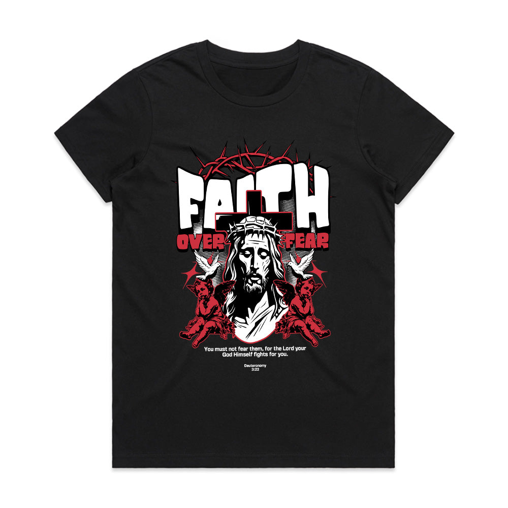 Divine Courage: Faith Over Fear Tee