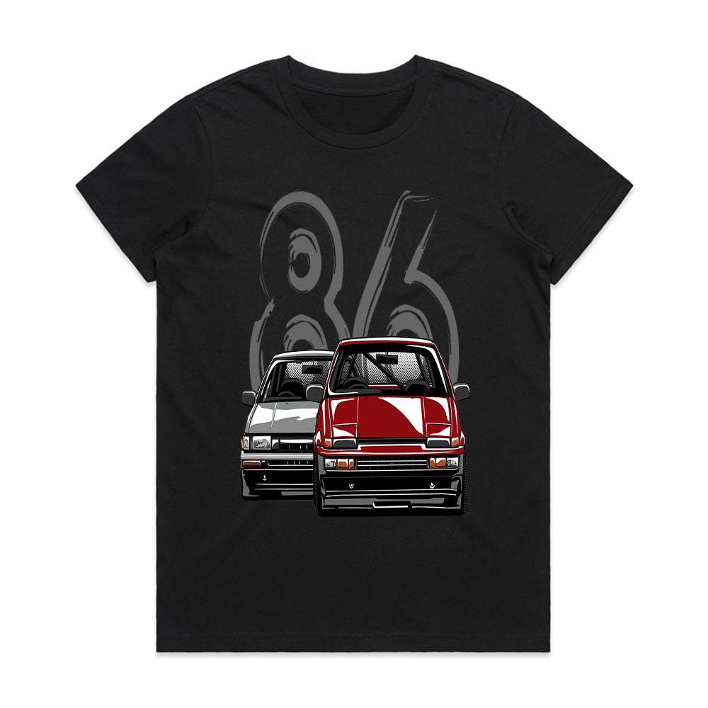 Twin Legends: AE86 Duo Frontline Tee
