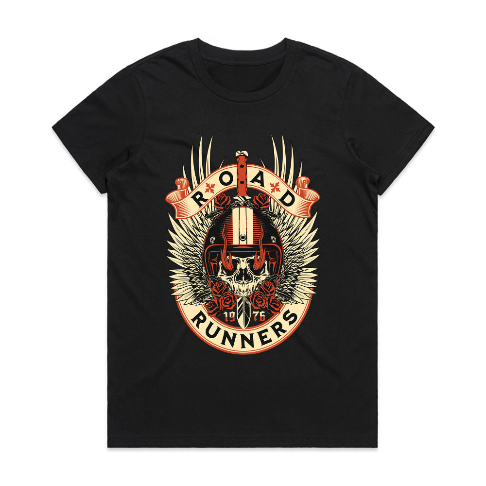 Road Runners Biker T-Shirt – Ride Fast, Live Free