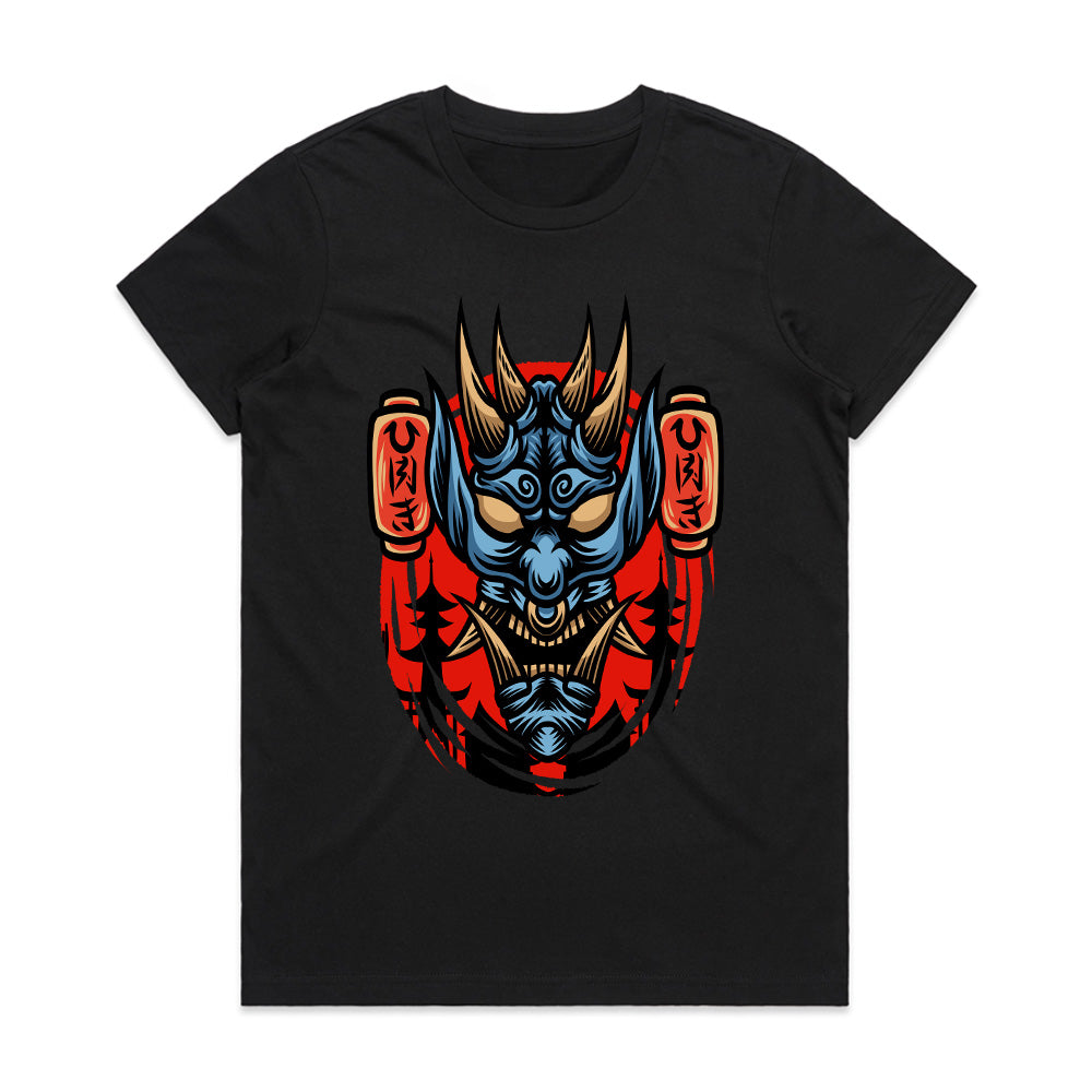 Oni Strike: Demon Mask Samurai Tee