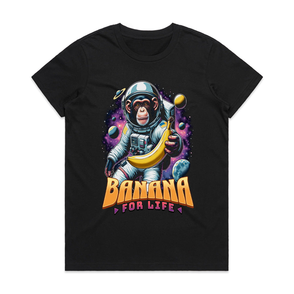 Banana For Life: Space Chimp Adventure Tee