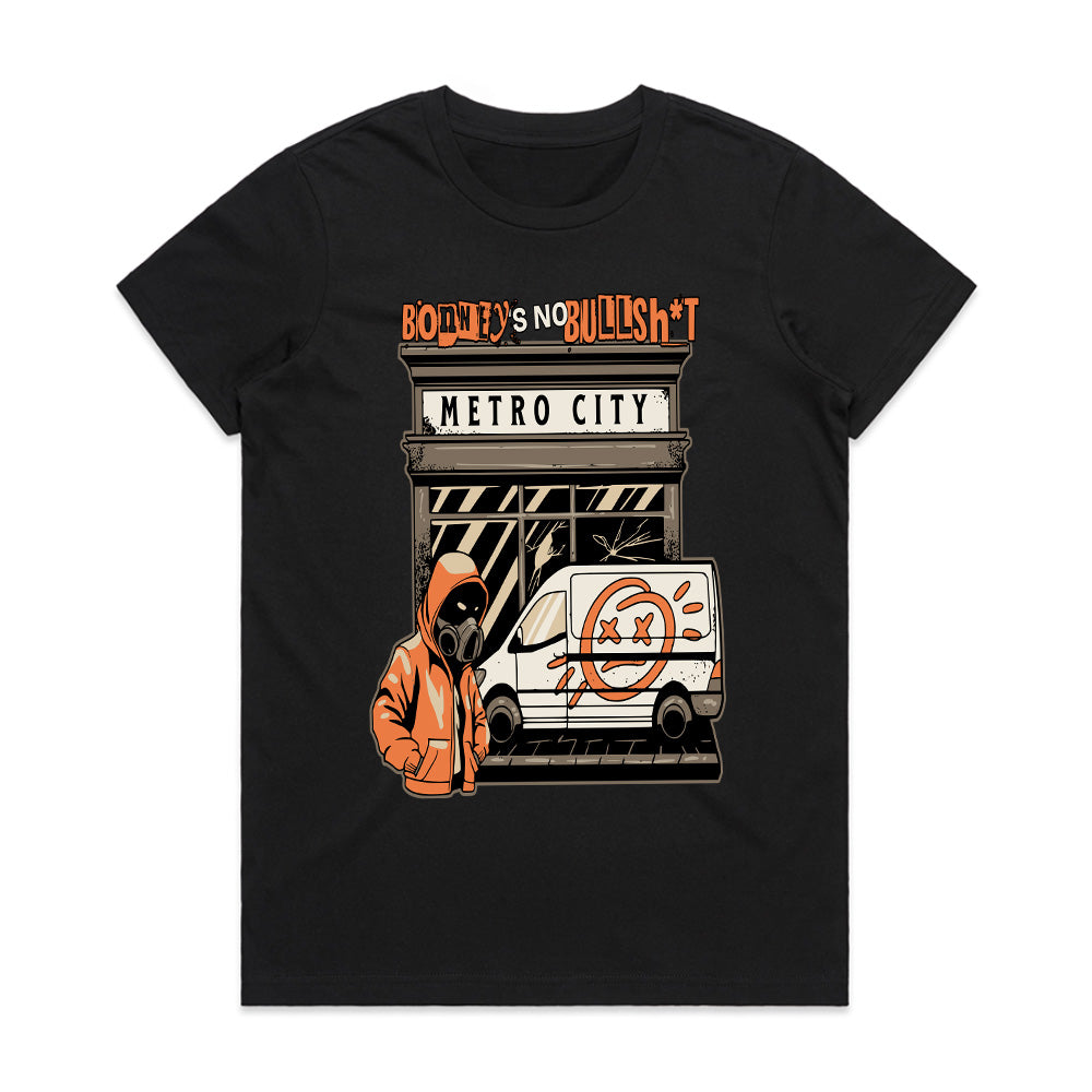 Metro City Rebels: No Bullsh*t Streetwear Tee