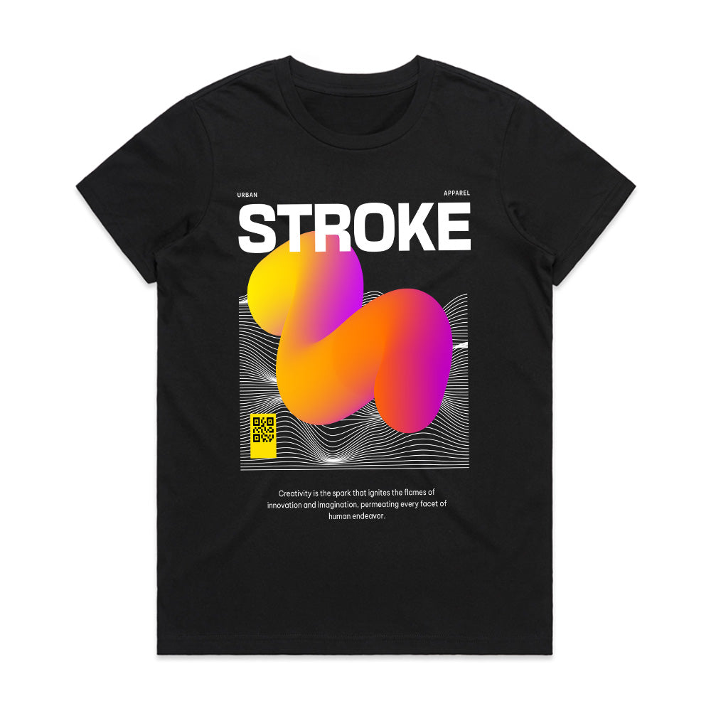 Stroke: Neon Wave Creative Tee