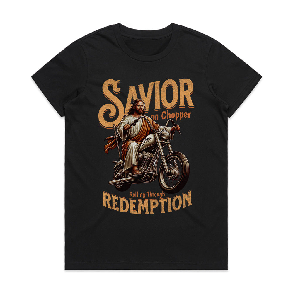 Redemption Rider: Savior on Chopper Graphic Tee