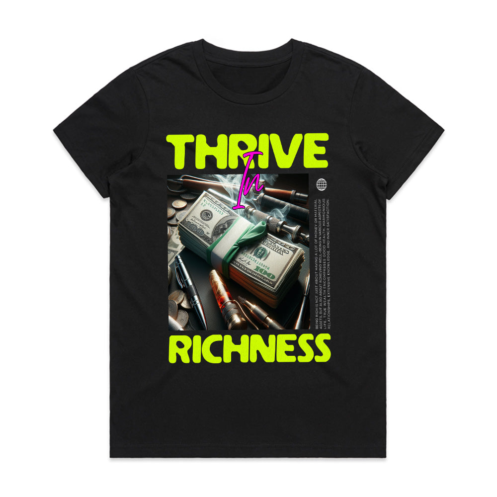 Money Hustle: Thrive in Richness Tee