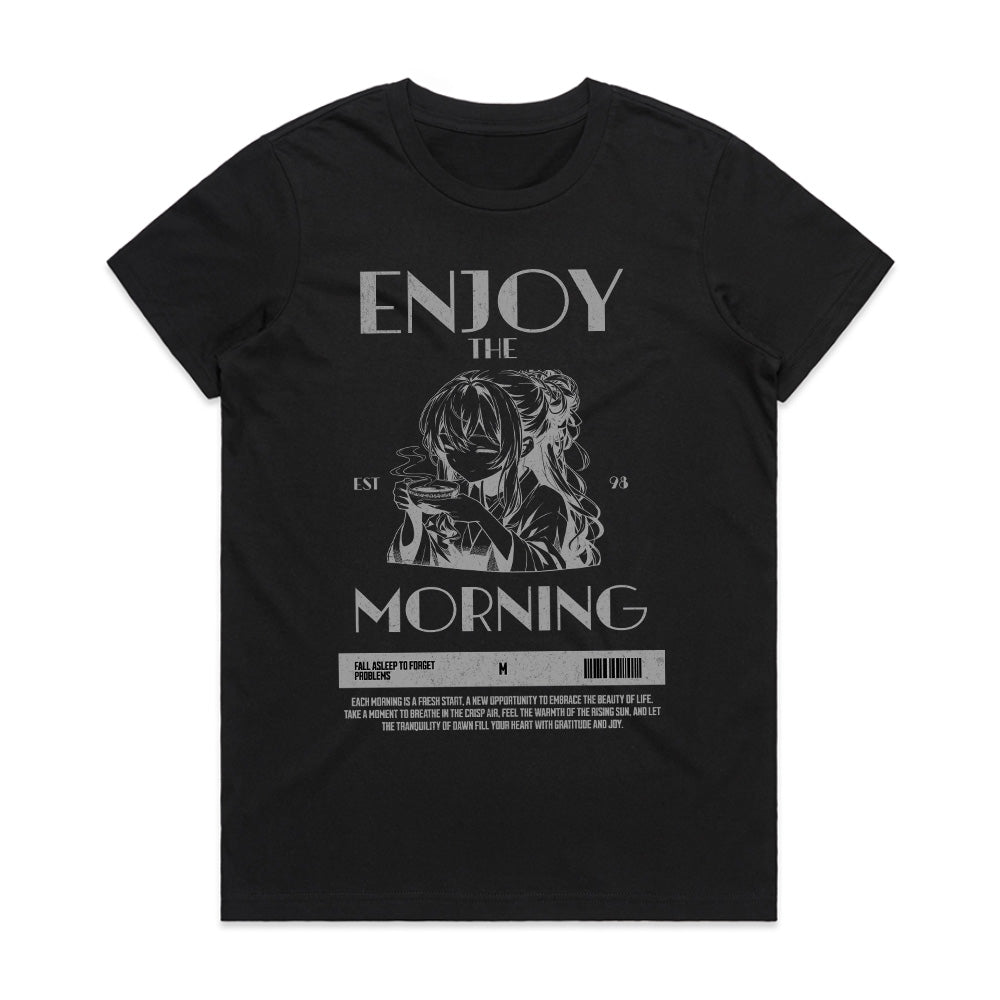 Zen Dawn: Enjoy the Morning Anime Tee