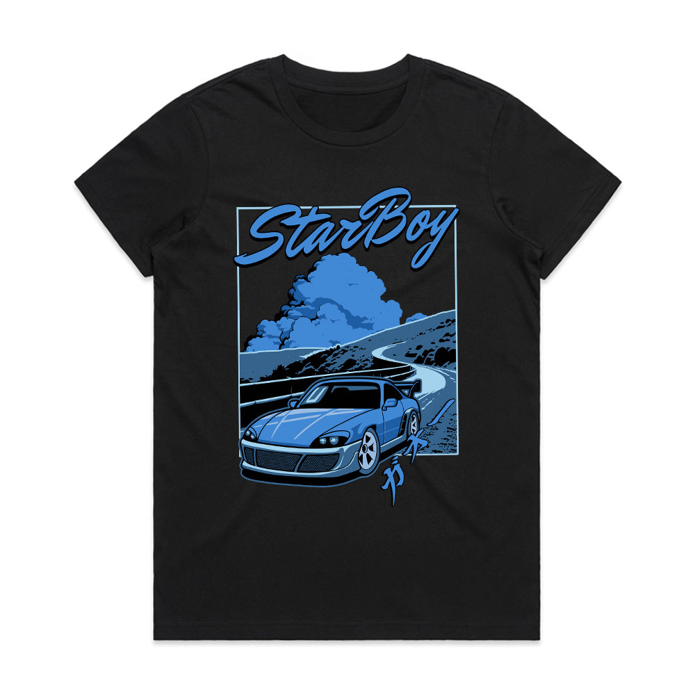 StarBoy Touge Drift T-Shirt – Night Mountain Racer Edition