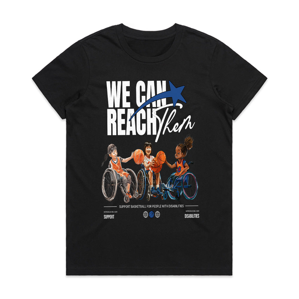 We Can Reach Them: Empowerment Through Basketball Tee