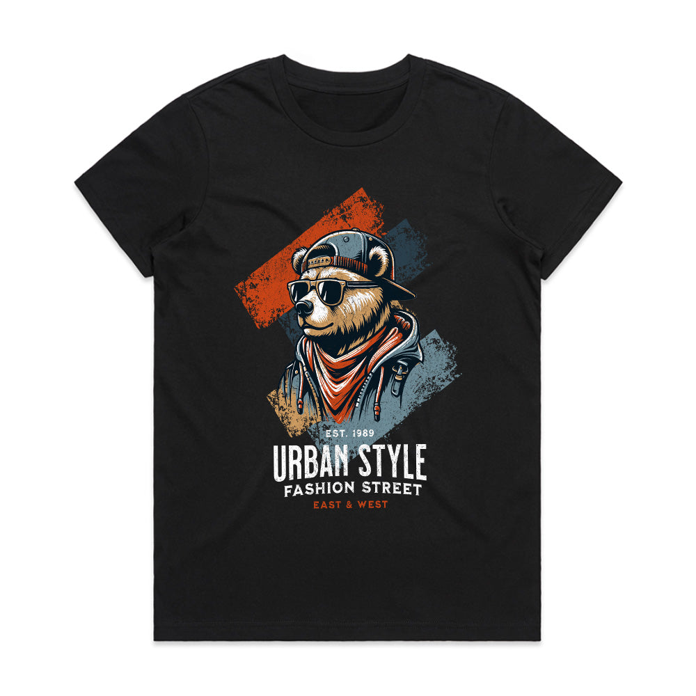 Urban Bear Vibe: Street Fashion King Tee