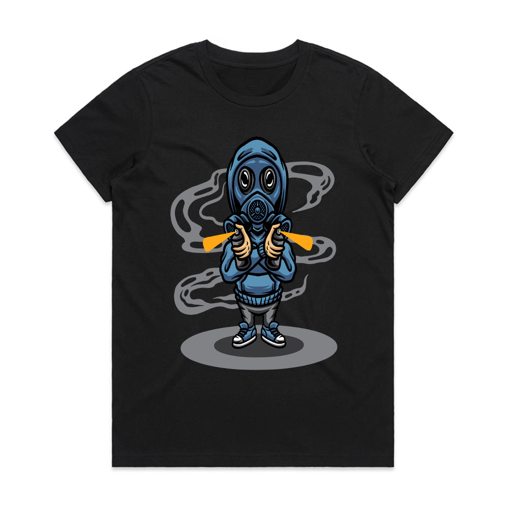 Gas Mask Rebel: Urban Survivalist Tee