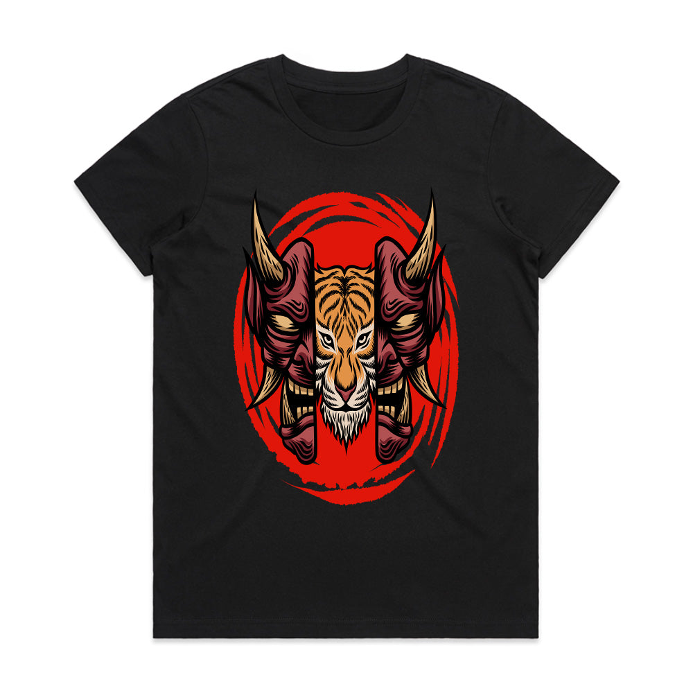 Tiger Oni Fusion: Samurai Spirit Tee