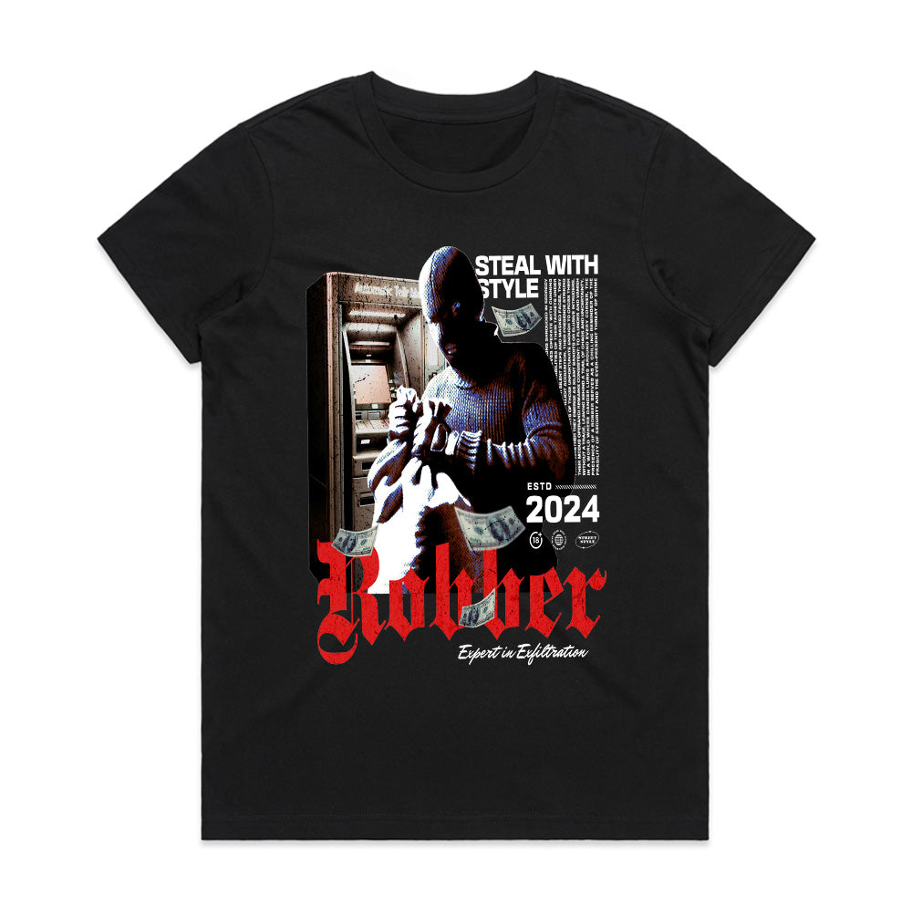 Urban Heist: Robber Aesthetic Statement Tee