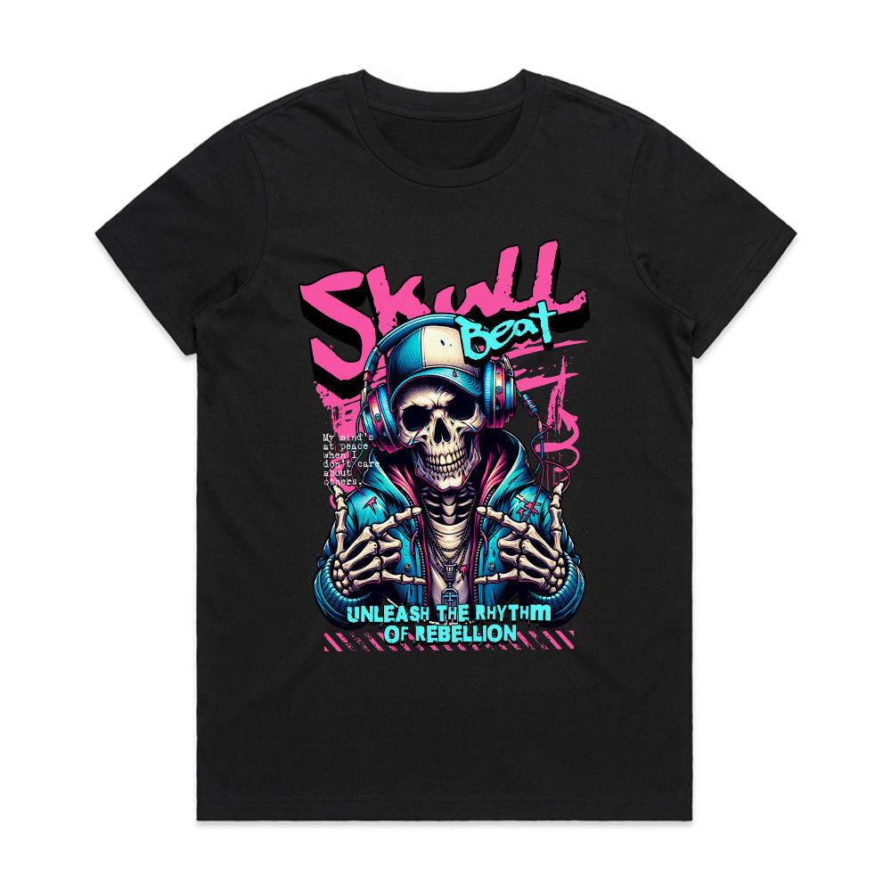 Skull Beat Rebel Rhythm T-Shirt