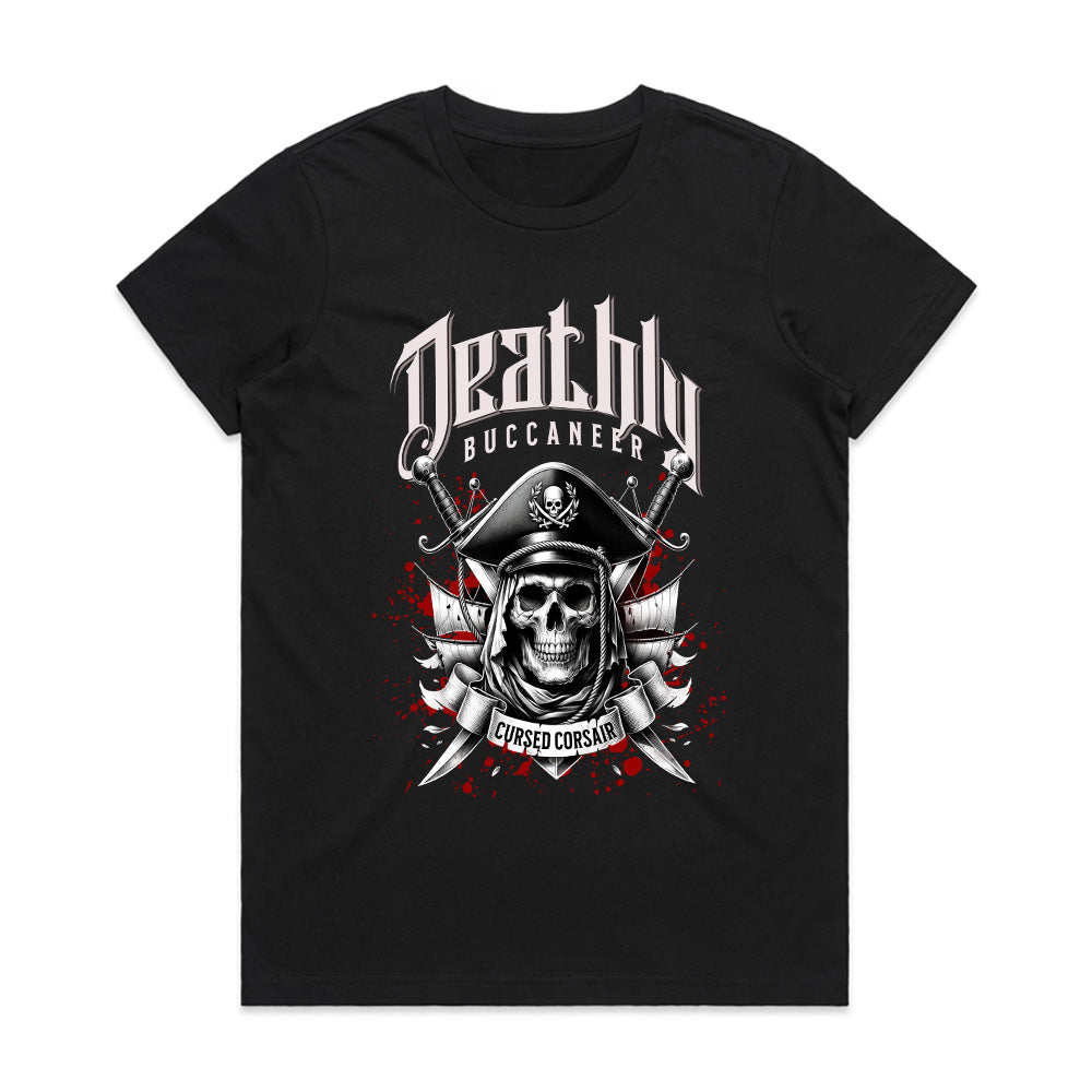 Cursed Corsair: Deathly Buccaneer Pirate Tee