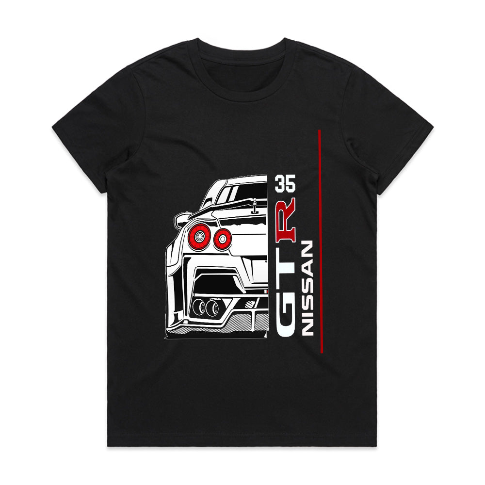 GT-R R35 Rear View Legends T-Shirt — Pure JDM Perfection