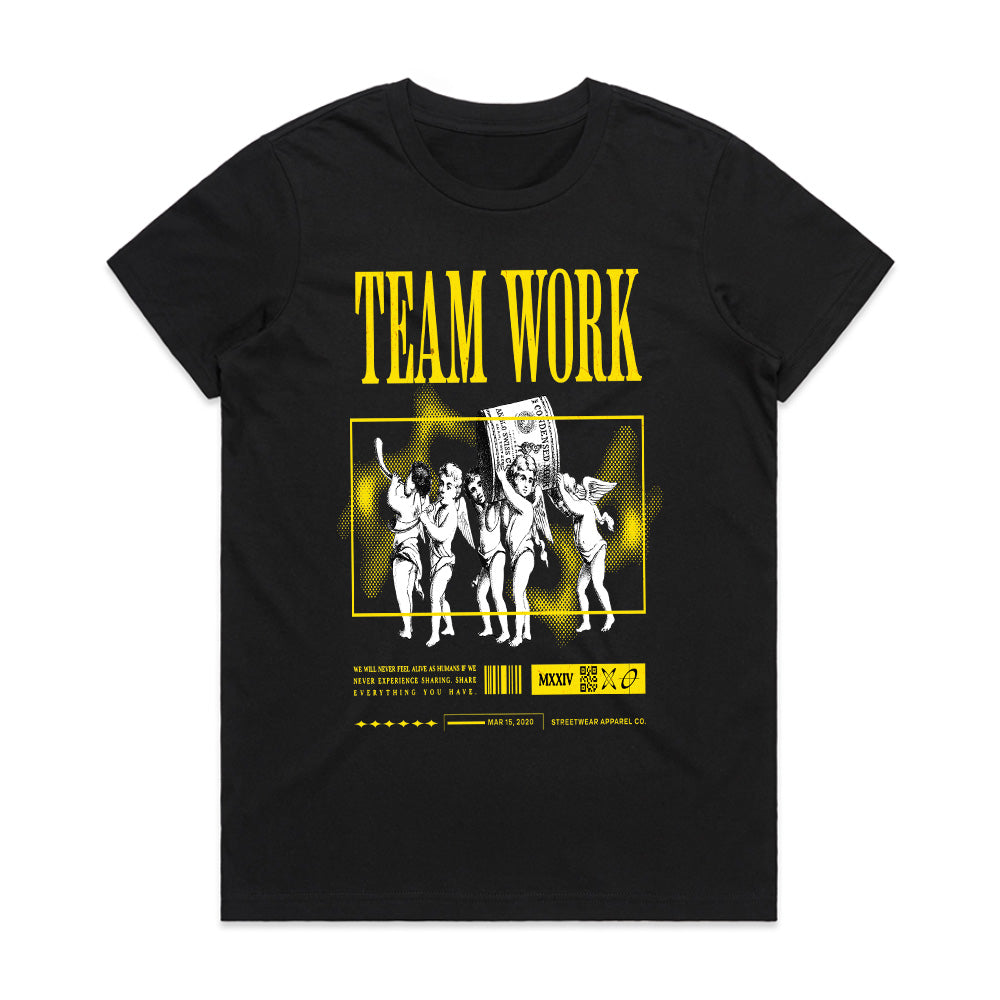 Team Work Angels" Manifestation Tee
