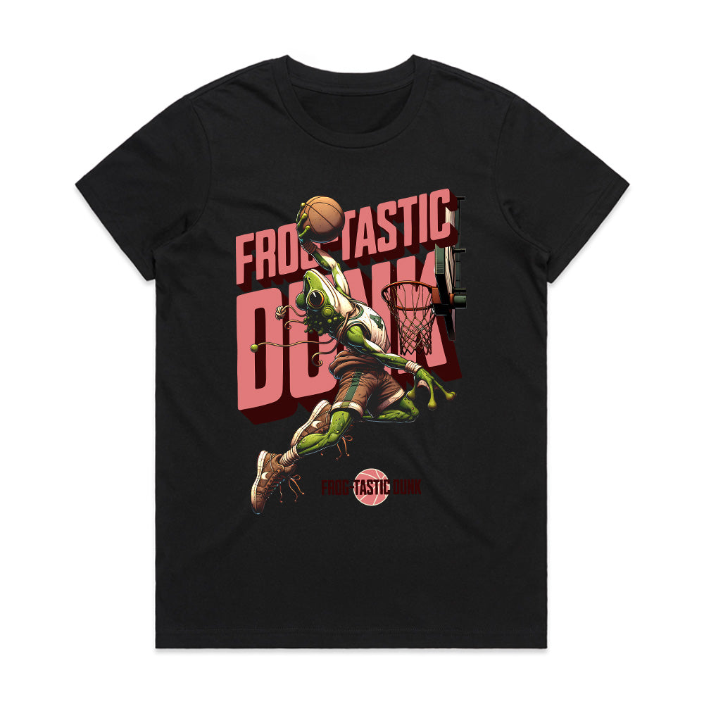 Frogtastic Slam: Amphibian Dunk King Tee