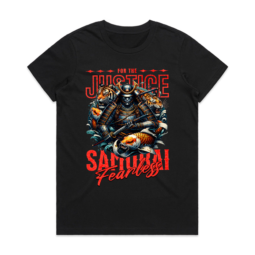 Samurai Spirit: Fearless Justice Warrior Tee