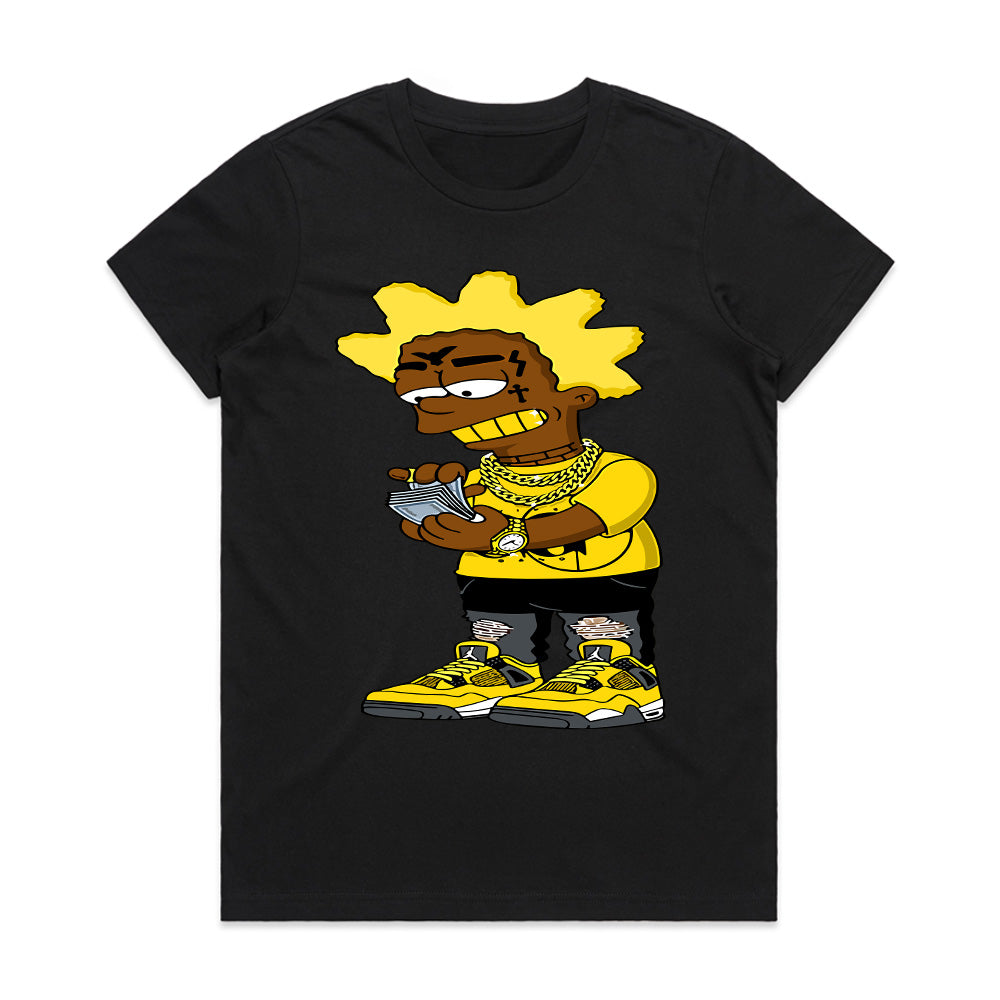Kodak Yellow Vibes Rapper Cartoon Tee