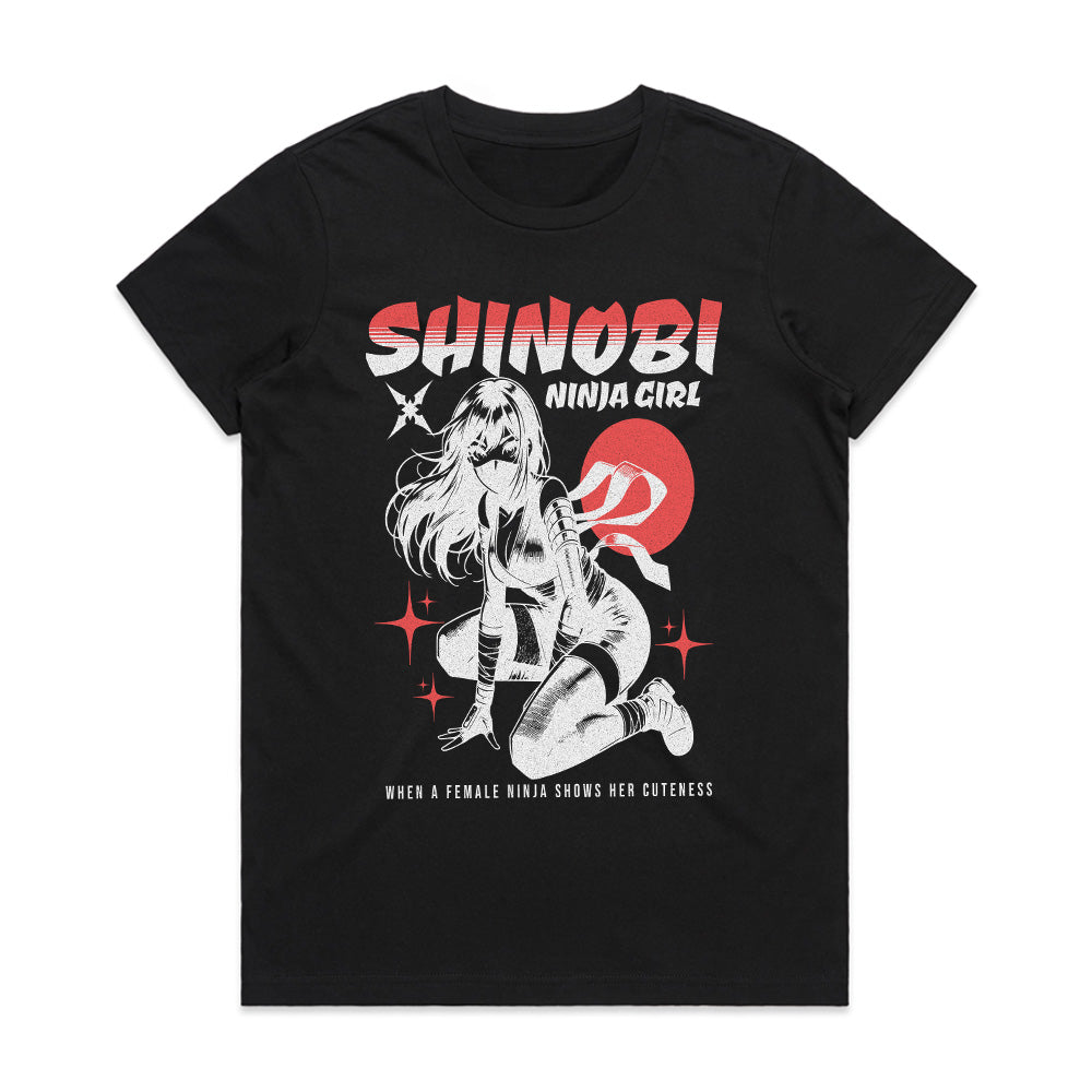 Shinobi Cutie: Ninja Girl Tee