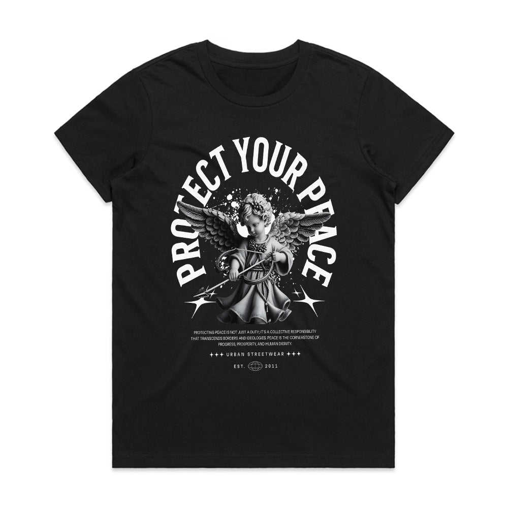 Protect Your Peace: Urban Angelic Serenity Tee