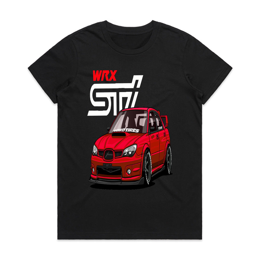 Red WRX STI JDM Power Drift T-Shirt