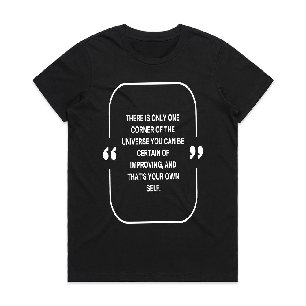 Inner Universe: Self-Improvement Quote Tee