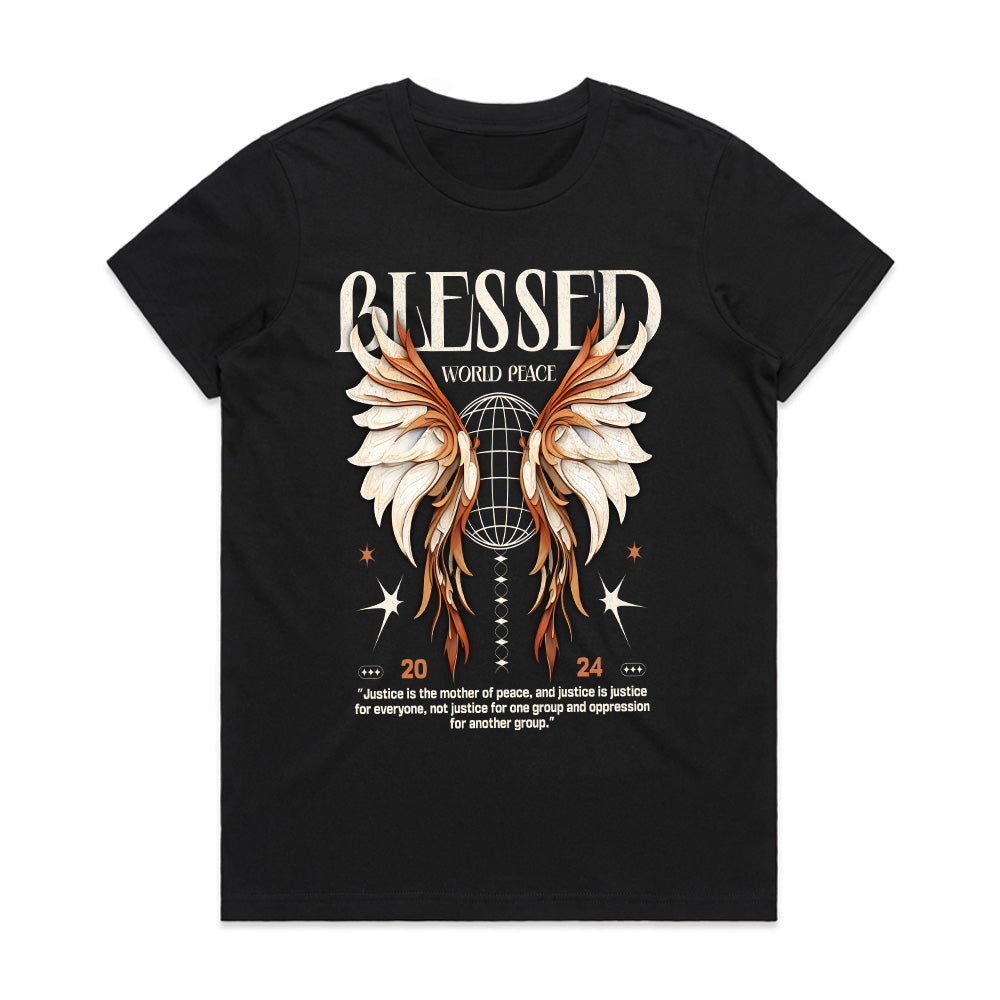 Blessed Wings: World Peace Guardian Tee