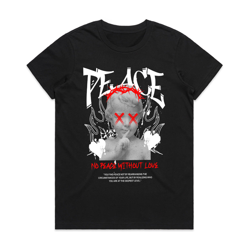 No Peace Without Love: Rebel Angel Tee