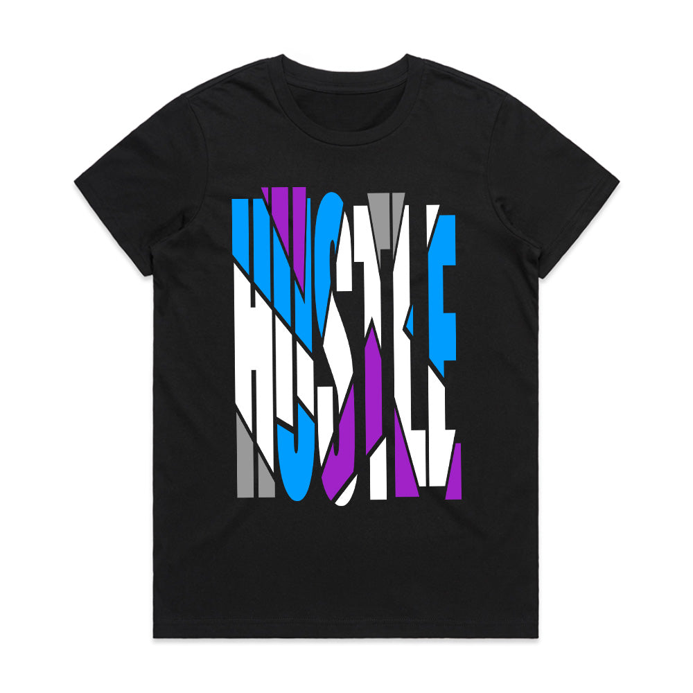 Color Block Hustle: Bold Ambition Tee