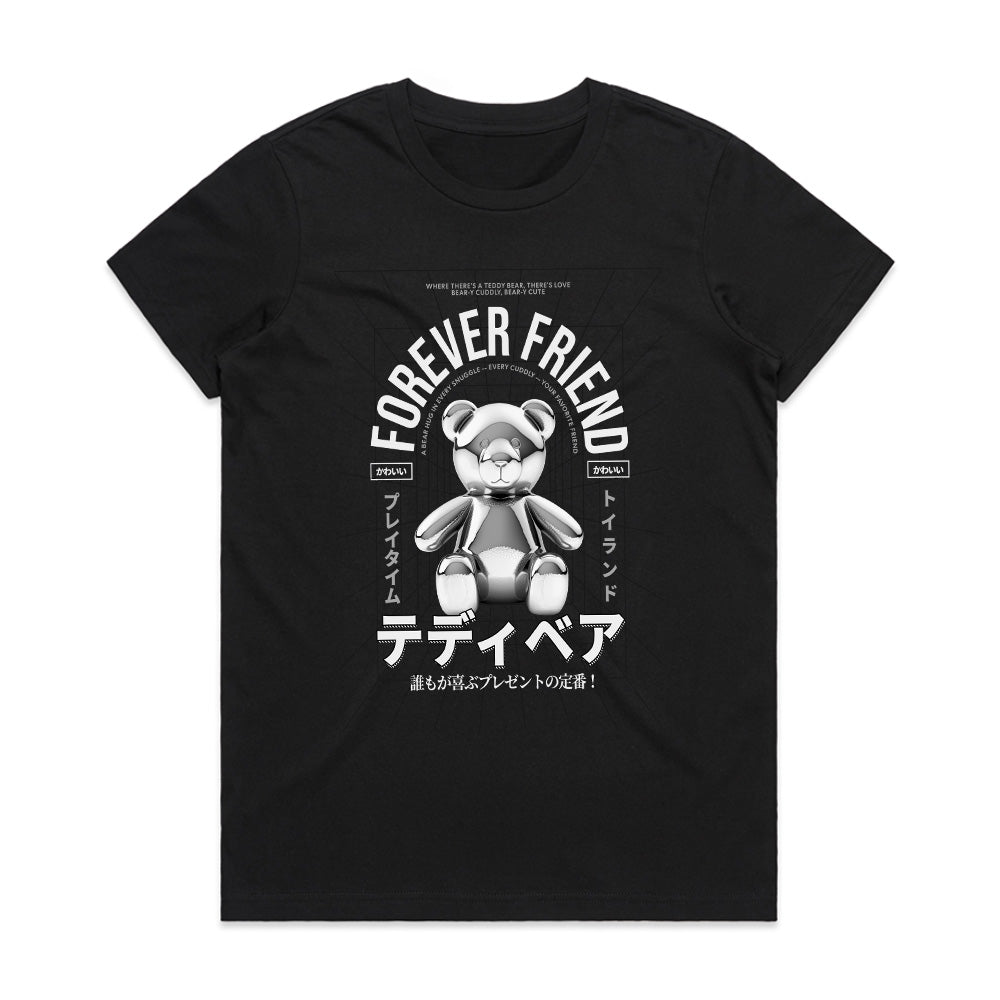 Forever Friend: Kawaii Teddy Bear Tee