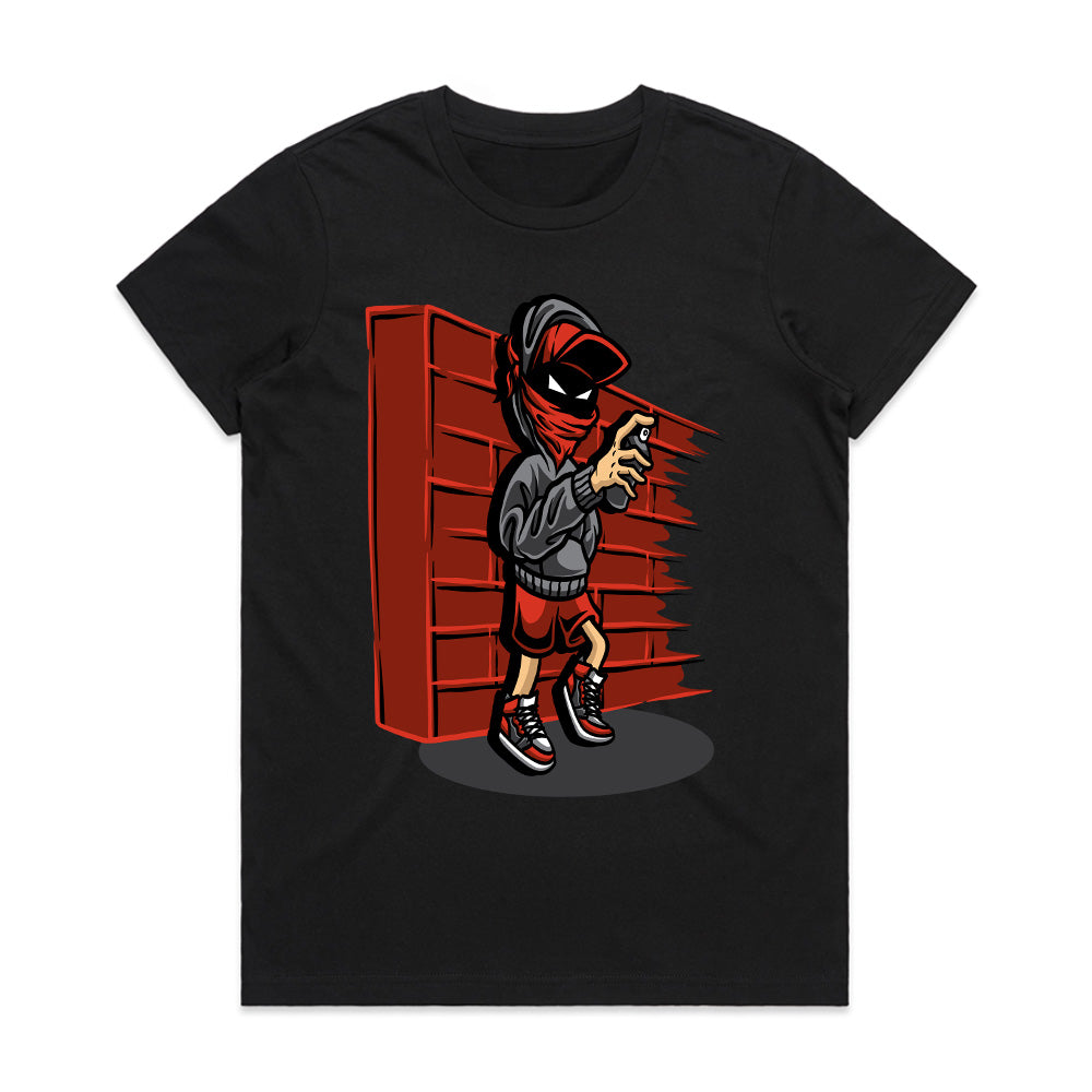 Street Tagger: Urban Rebel Graffiti Tee
