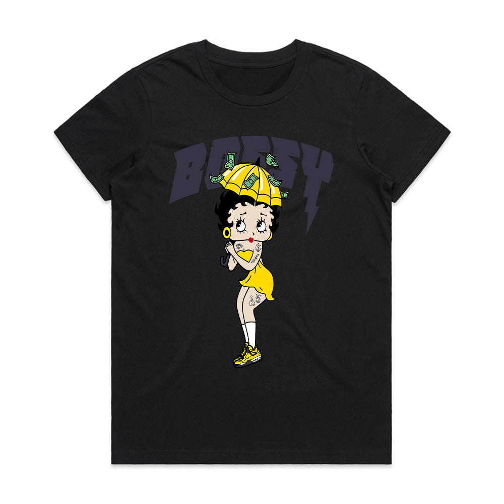 Baddy Boop: Money Rain Cartoon Tee
