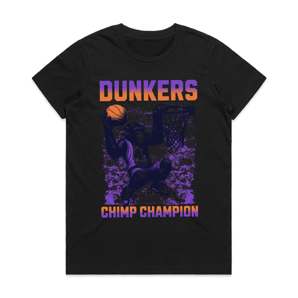 Ape Above the Rim: Chimp Dunkers Tee