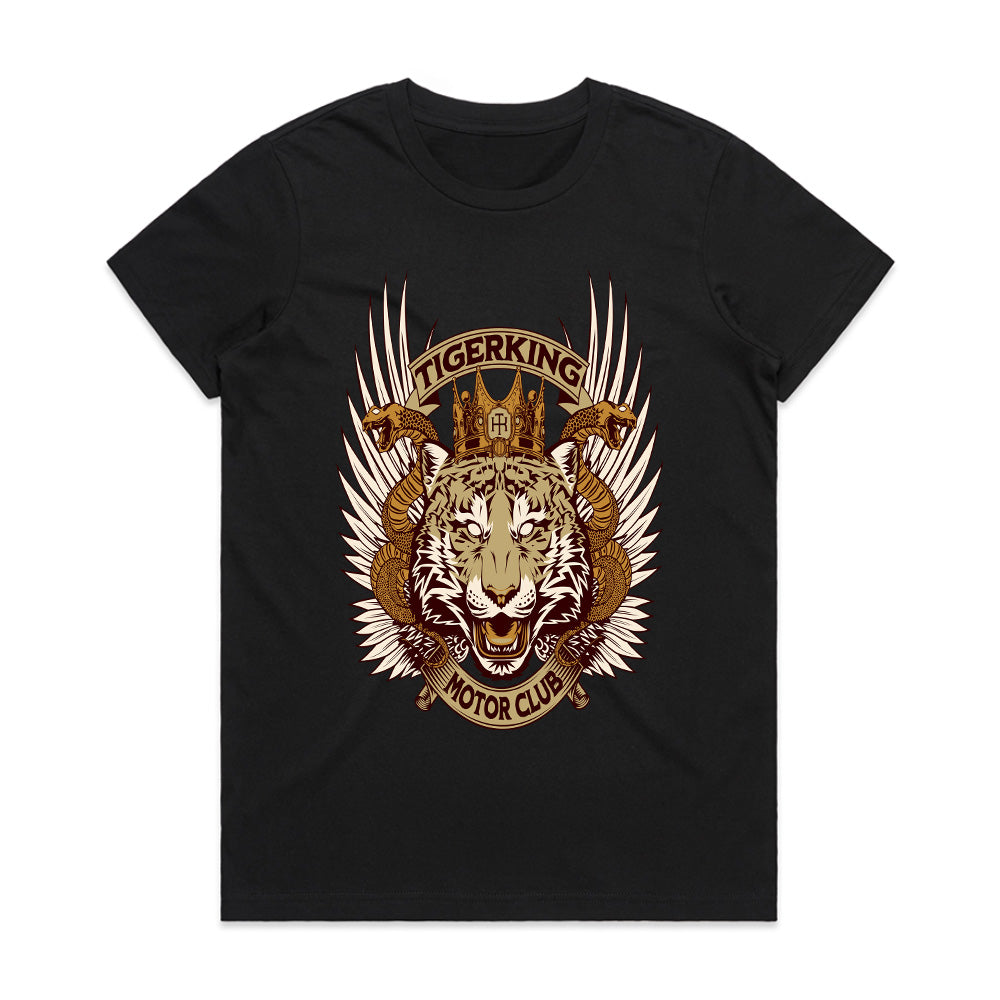 Tiger King Motor Club T-Shirt – Royal Power & Untamed Spirit