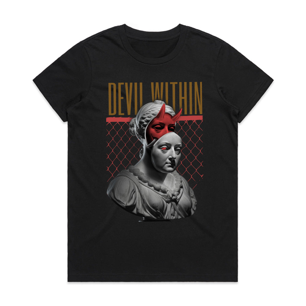 Devil Within" Masked Bust Tee