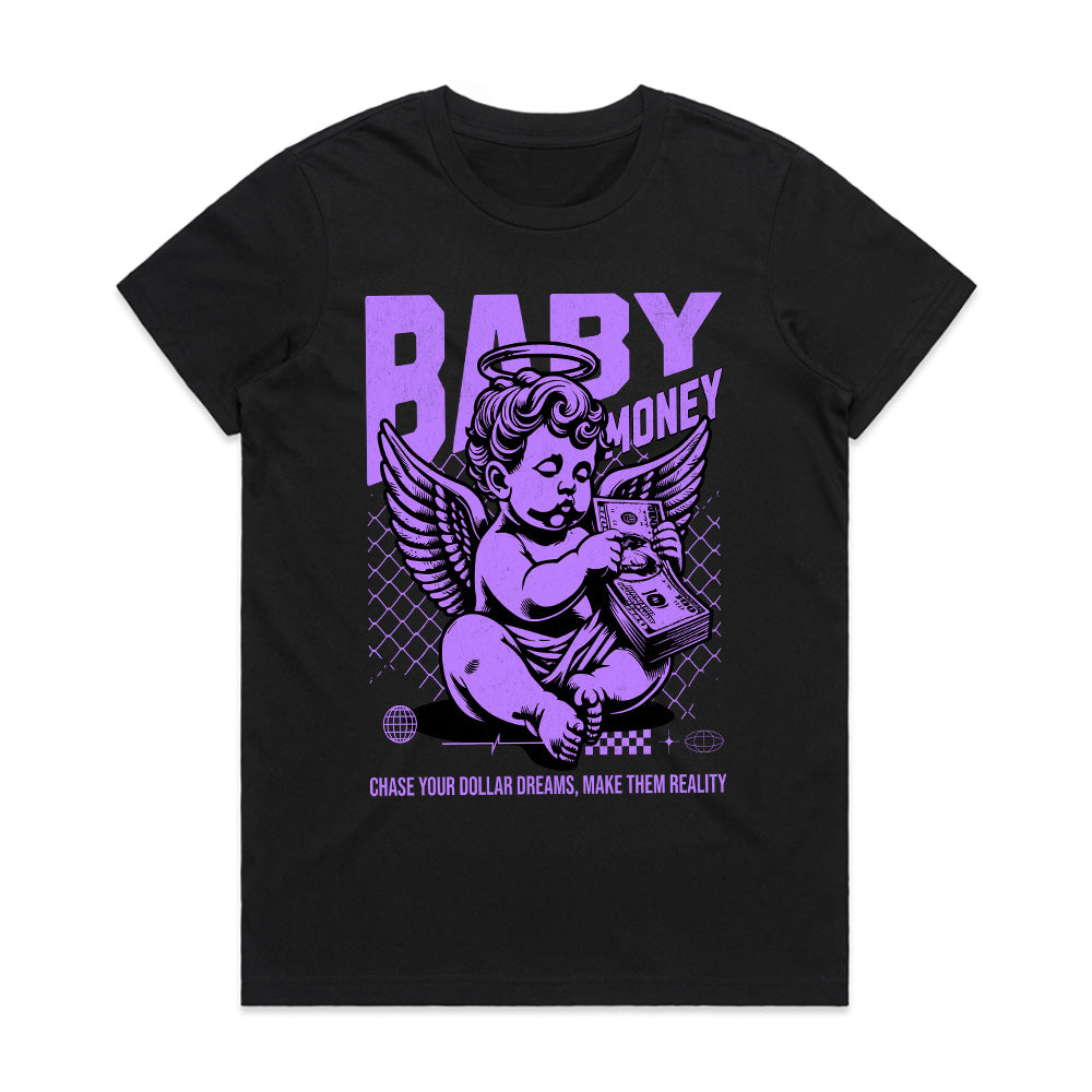 Dollar Dreams: Baby Money Hustler Tee