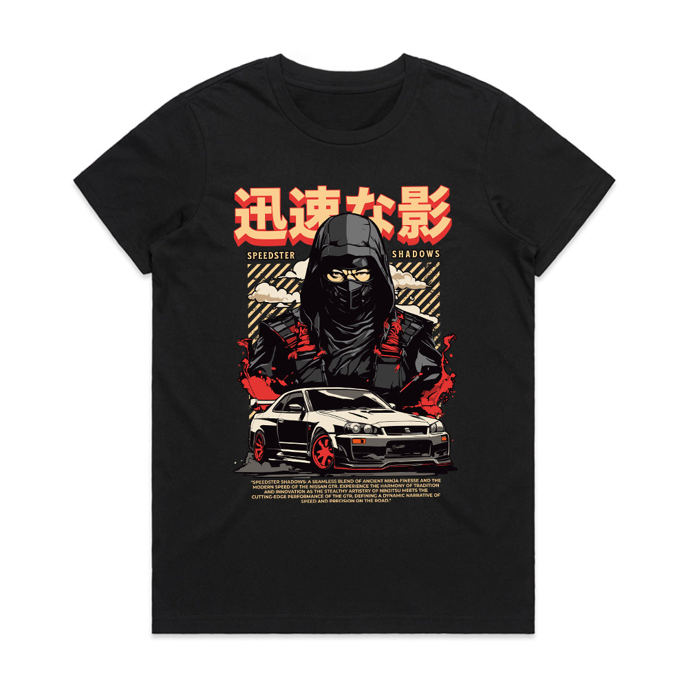 Shadow Drift: Speedster Ninja Tee