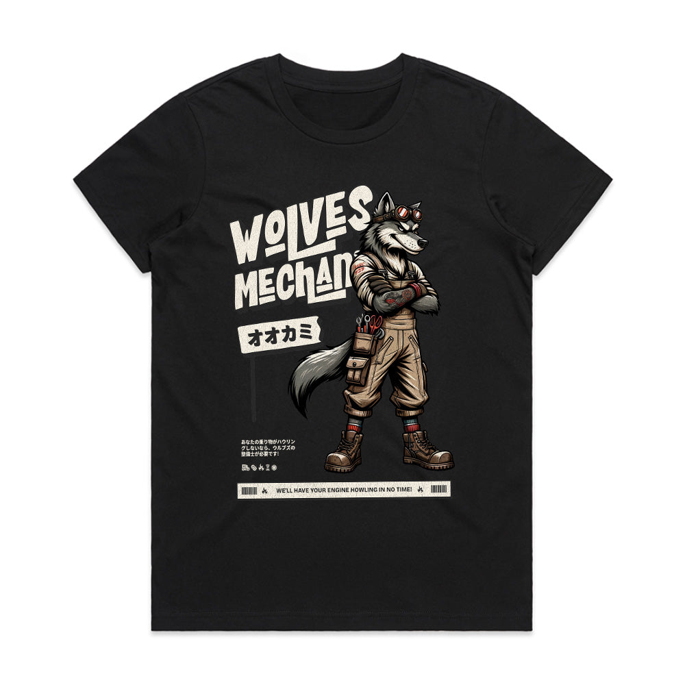 Alpha Tune: Wolves Mechanic Garage Tee