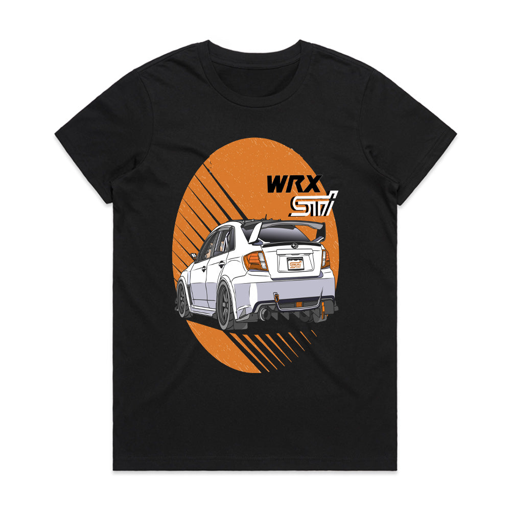 WRX STI Rear View Drift Edition T-Shirt – Pure JDM Power Style