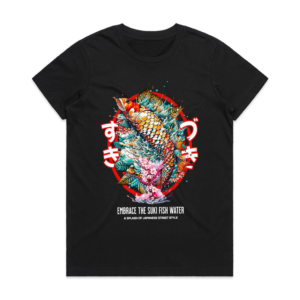 Suki Splash Koi Streetwear Tee