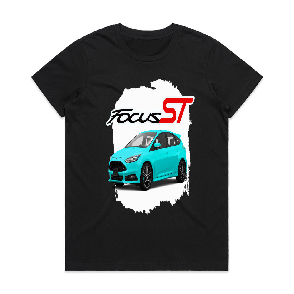 Focus ST Turbo Hatch T-Shirt – Teal Edition Performance Wear