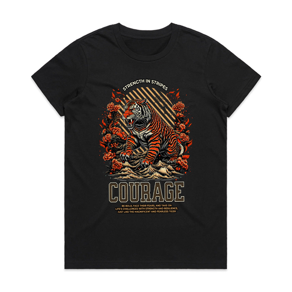 Strength in Stripes: The Courageous Tiger