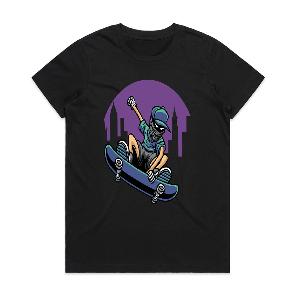 Urban Flight: Skater in the Night Tee