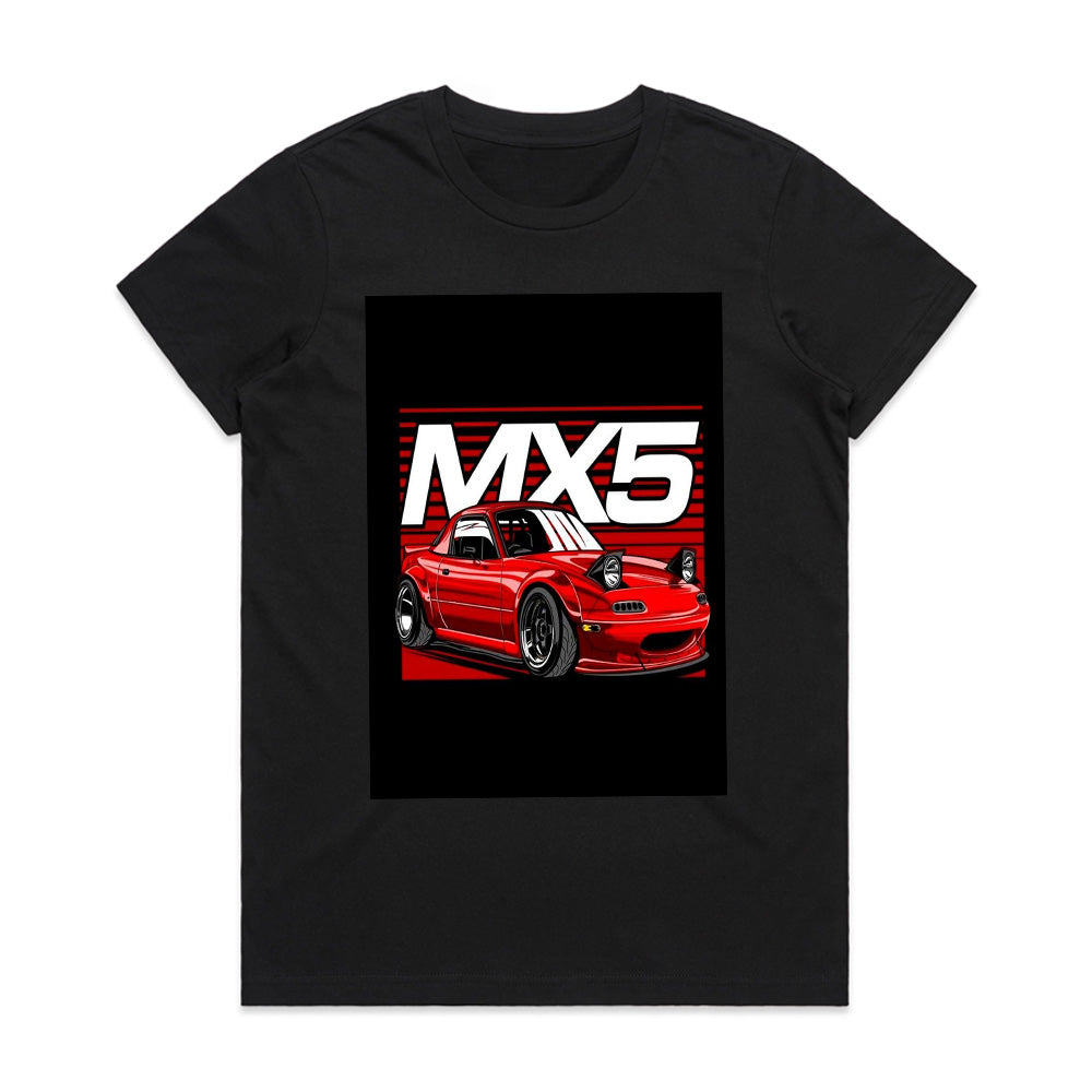 MX5 Redline Legend T-Shirt – NA Miata Drift Edition